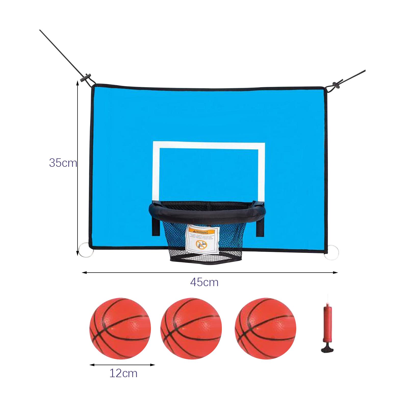 Trampolin Basket Hoop PVC Atta - Kids Indoor Outdoor Trampoline ulasan dan harga