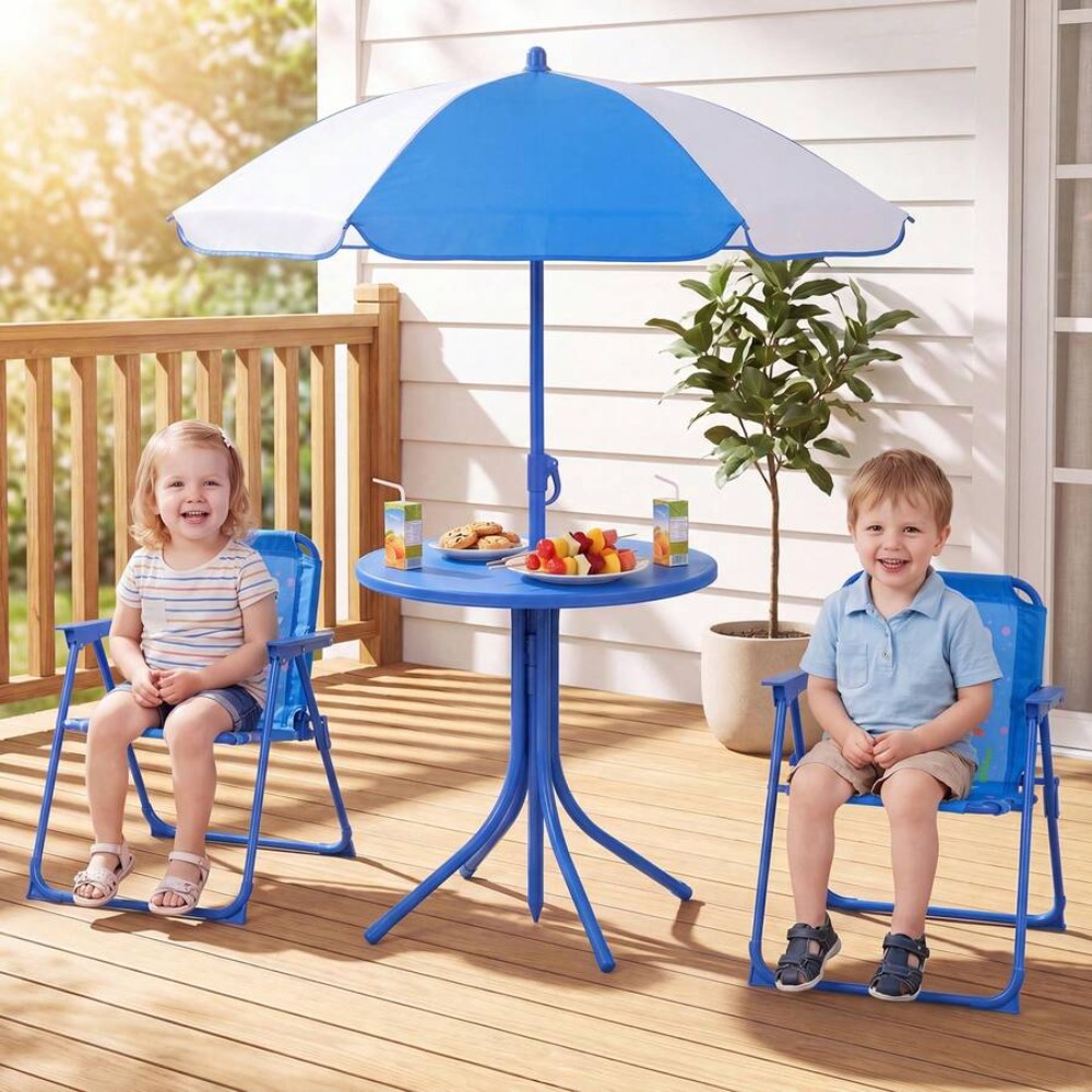 Set Meja Piknik Anak untuk Lua - Kids Outdoor Umbrella ulasan dan harga
