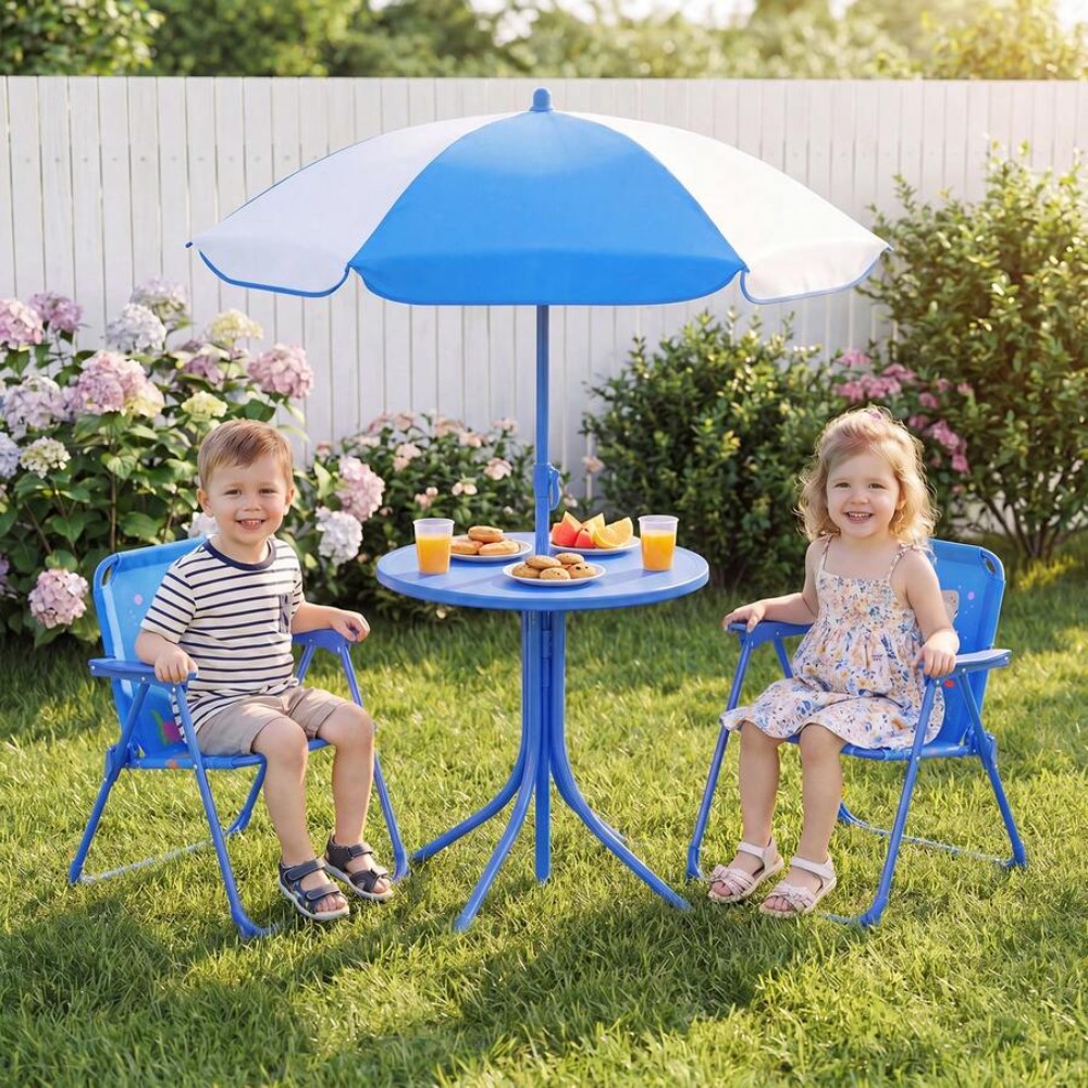 Set Meja Piknik Anak untuk Lua - Kids Outdoor Umbrella ulasan dan harga